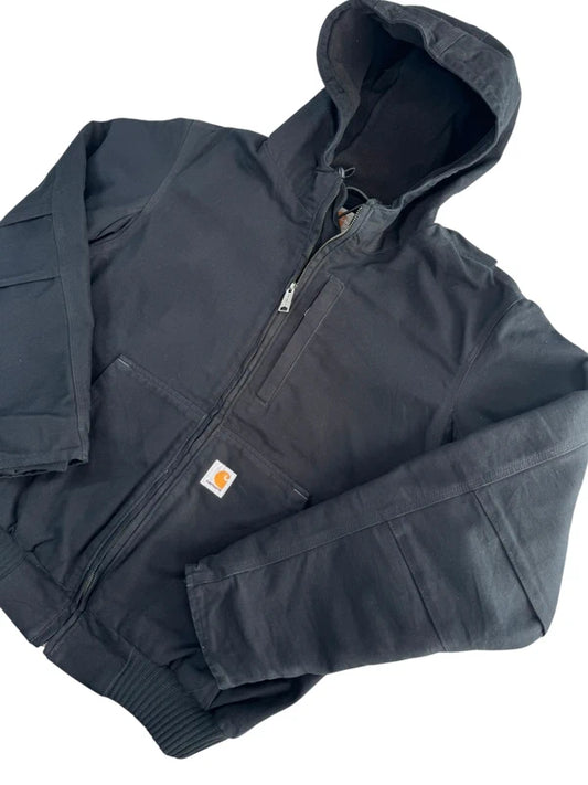 Carhartt Full Swing Washed Duck Fleece-Lined Hooded Active Jacket Men's M 103371