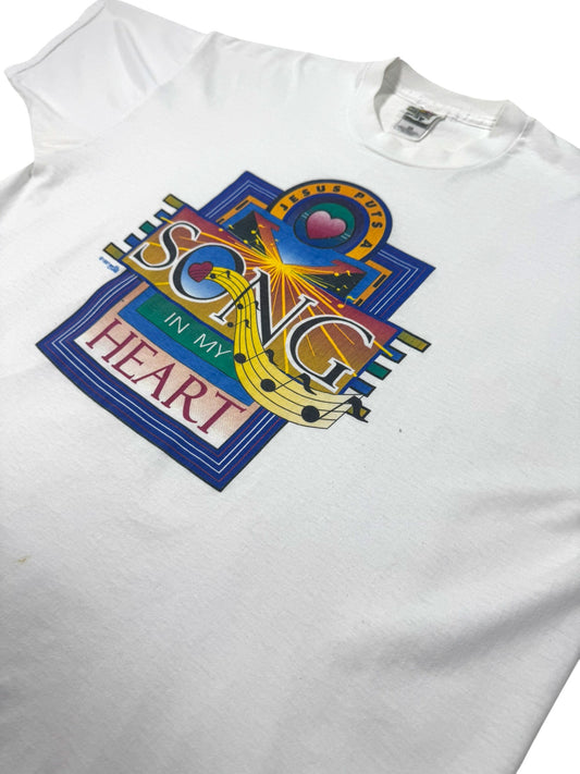 Vintage Christian “Jesus Puts a Song In My Heart” 1997 Jesus Tee (XXL)