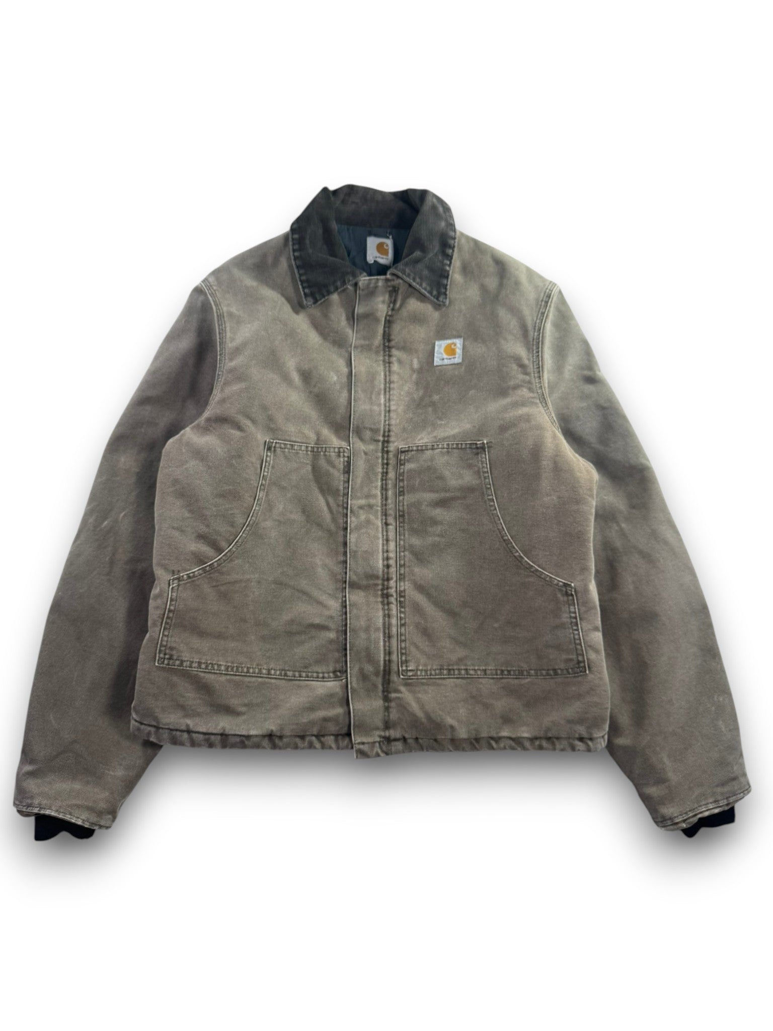 Carhartt J22 CHT Arctic Detroit Canvas Workwear Jacket Faded Brown