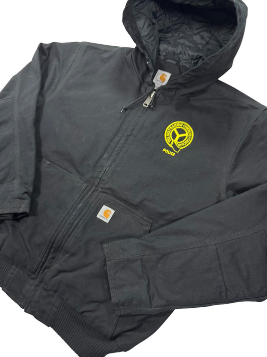 Carhartt J130 3M Thinsulate Insulated Black Quilted Active Jacket - L