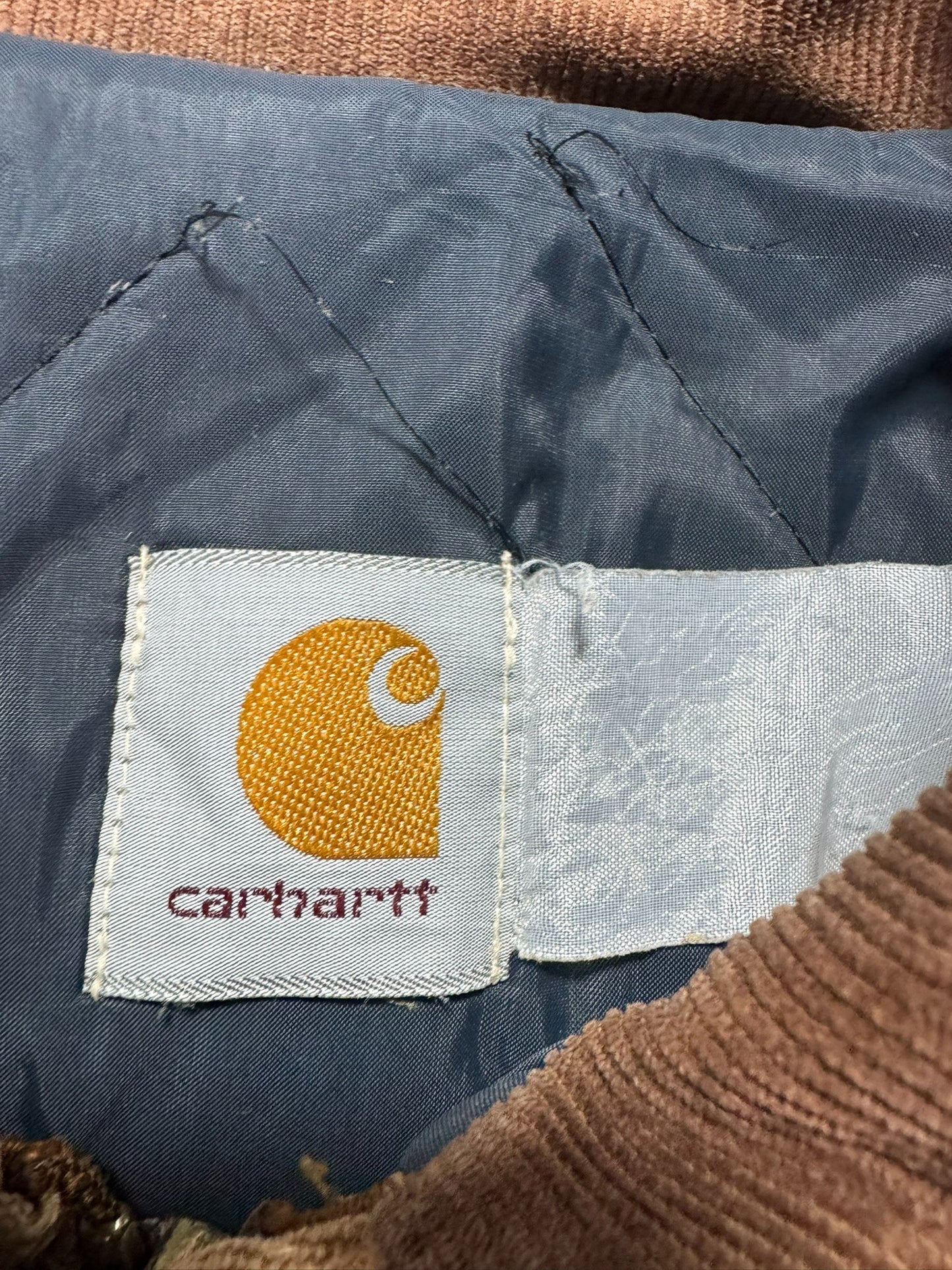Vintage Carhartt CQ186 Artic Quilt-Lined Chore Barn Jacket - Made in USA - L
