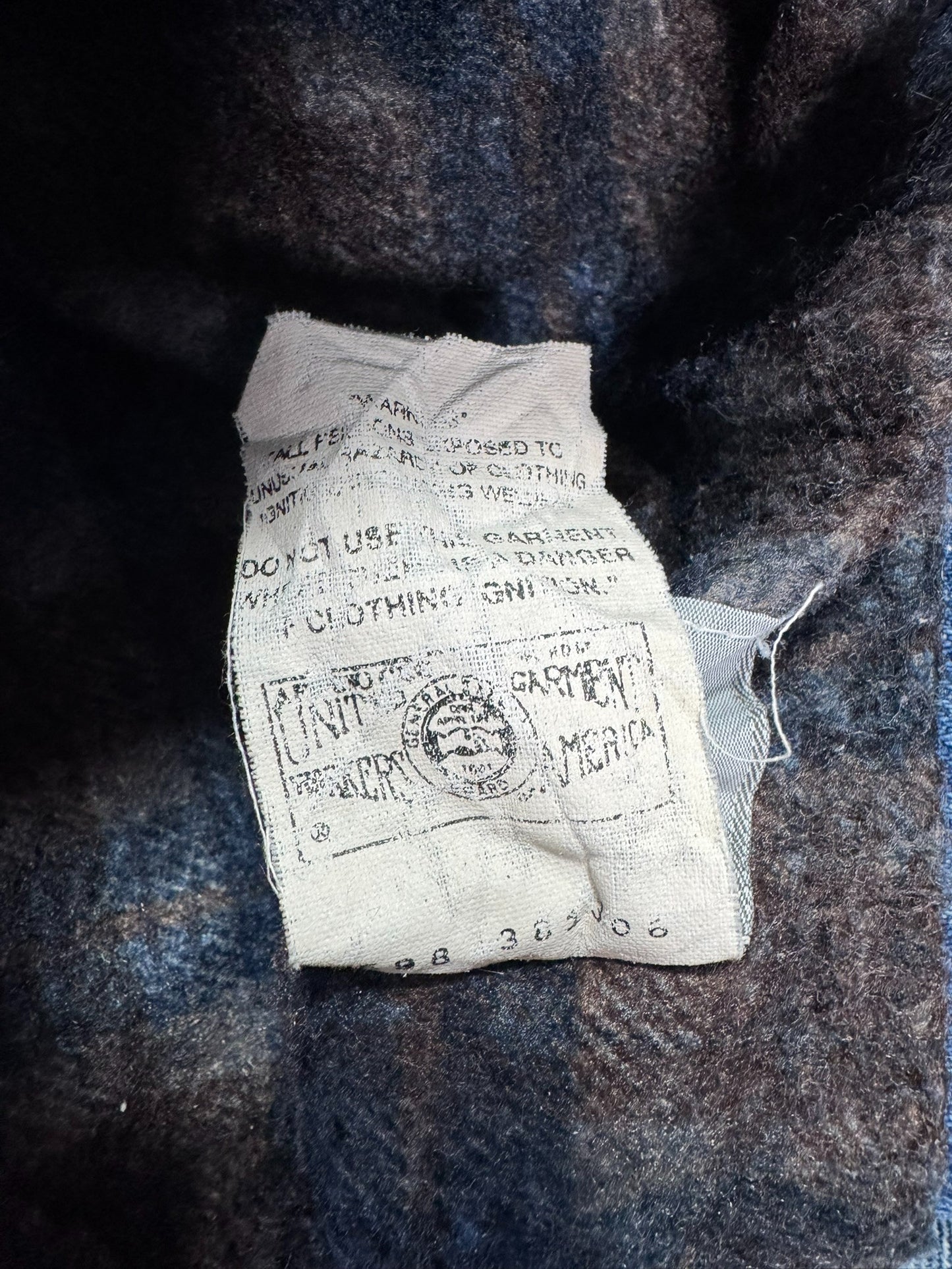 VTG Carhartt JB0998 Blanket Lined Farm Chore Field Jean Jacket Tucker Denim - XL