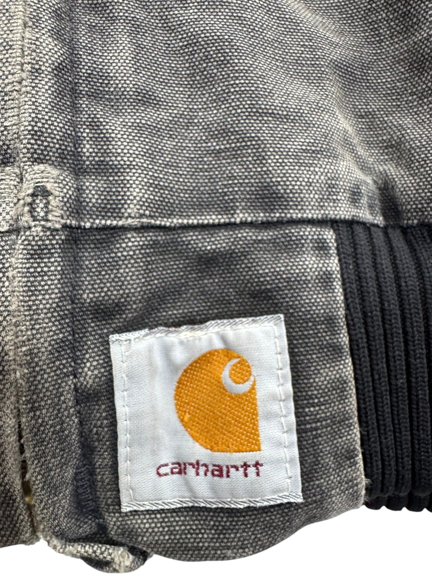 Vintage Carhartt J14 BLK Santa Fe Jacket Ruby Red Quilt Lined Men's Size Large