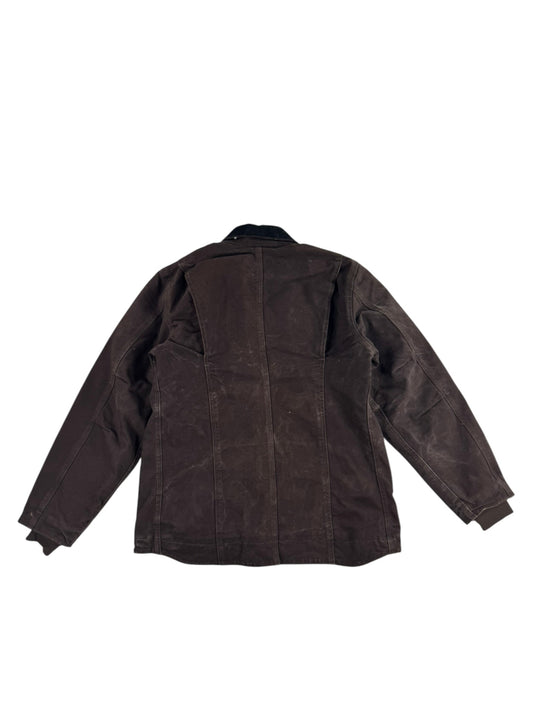 Vintage Women's Carhartt Sherpa-Lined Ridge Coat “Dark Brown” WC061 DKB Size Medium
