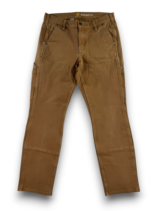 Carhartt 104296 BRN Women’s Straight Fit Stretch Double Knee Twill Pants Size 6