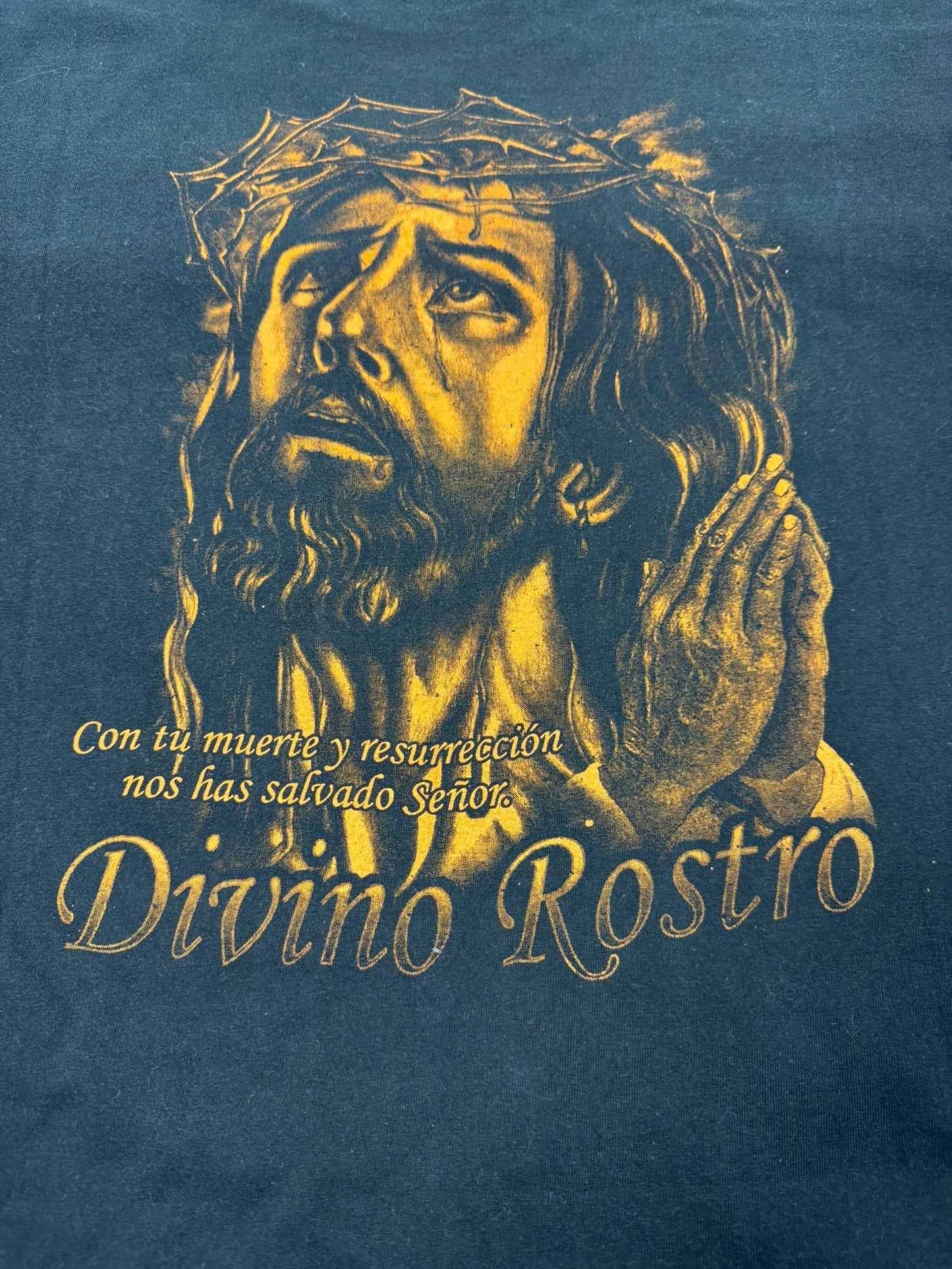 Vintage Mexican Bootleg Jesus “Divino Rostro” Jesus Tee (L)