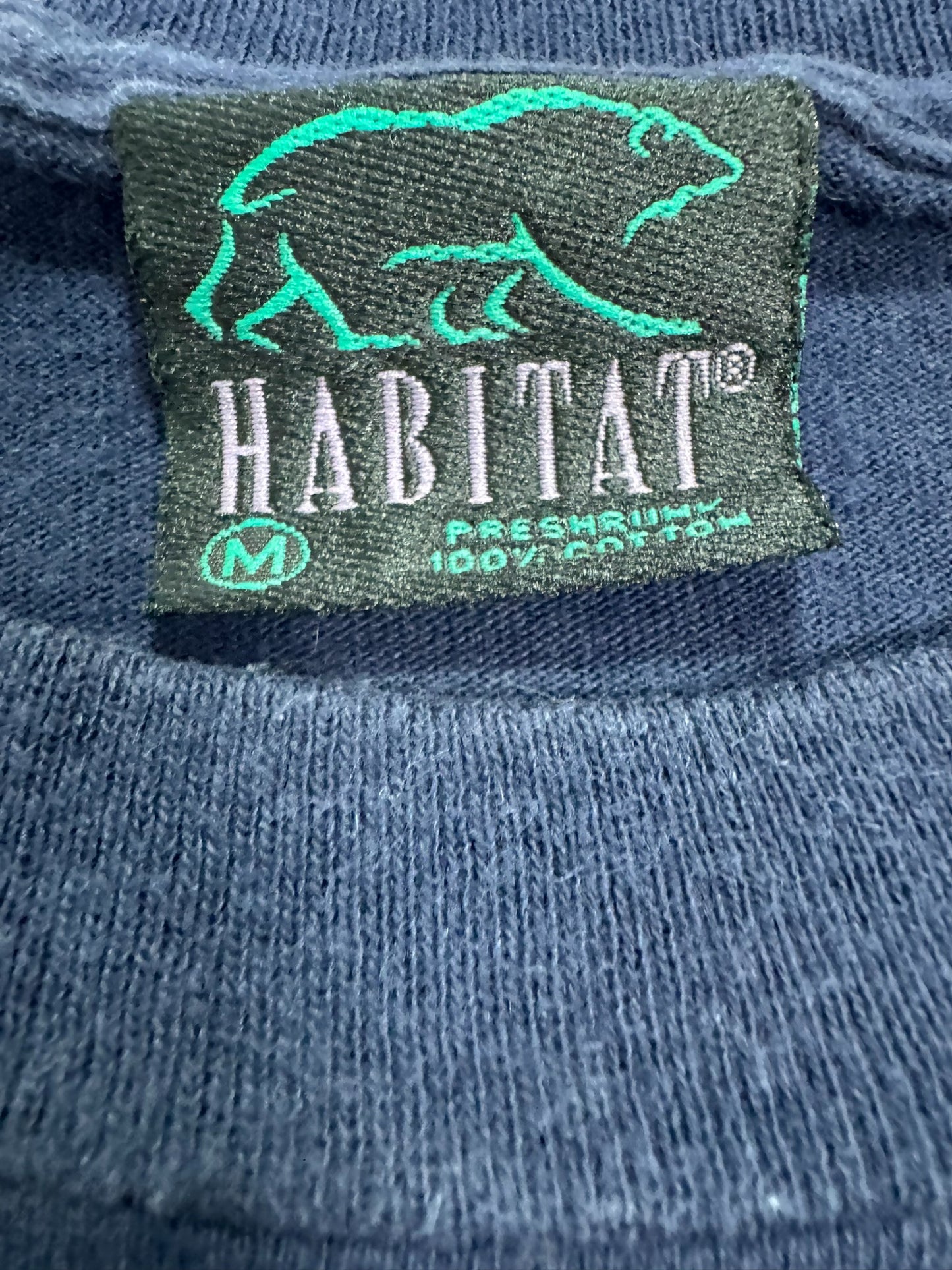 Vintage Habitat “Let Heaven and Nature Sing” Aurora Wolf Single Stitch Jesus Tee (M)