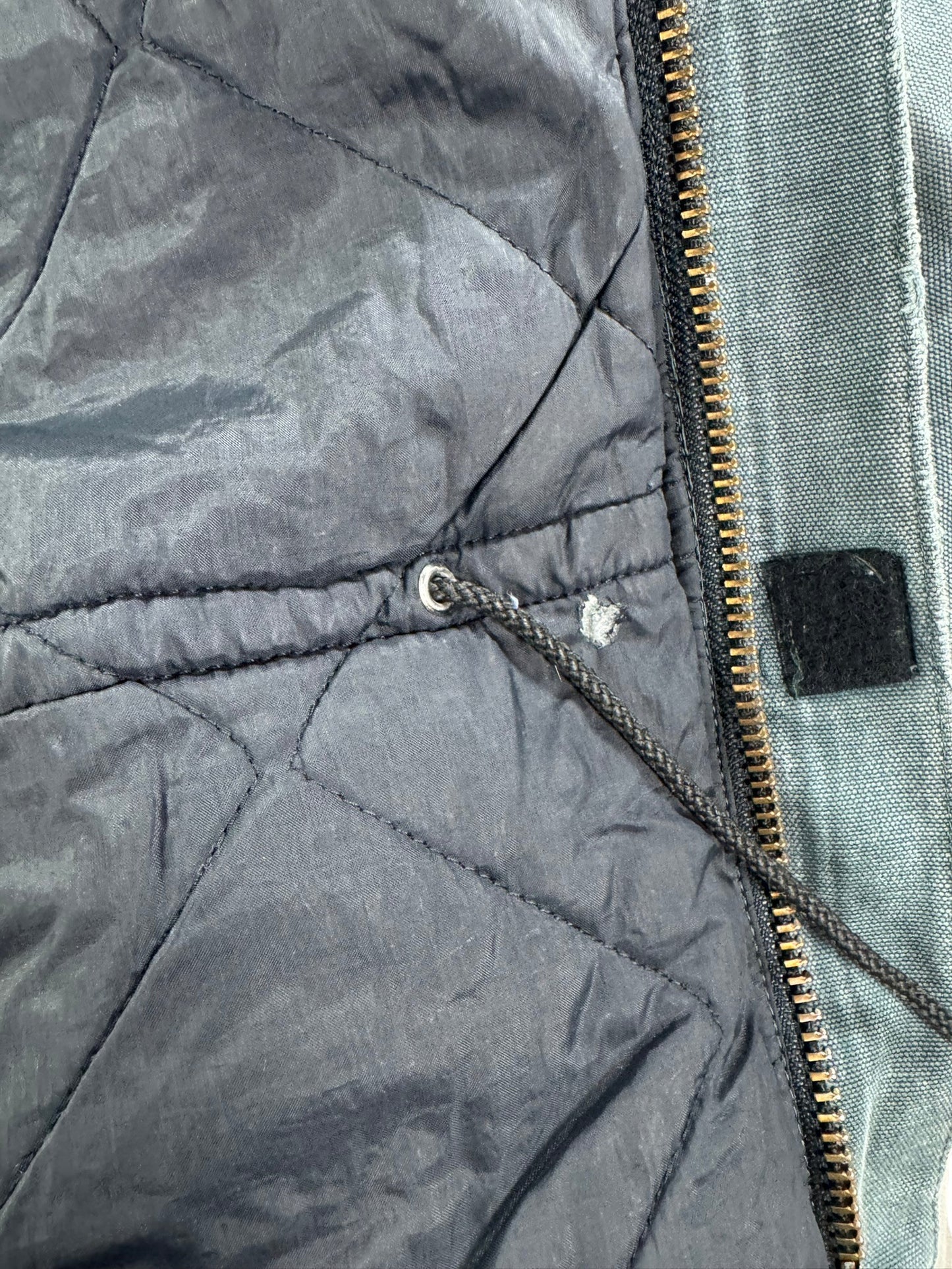 Vintage Carhartt C26 HTG Canvas Duck Artic Traditional Coat Faded Green Mens XL