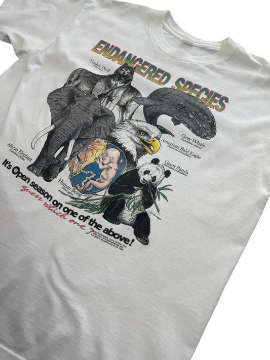 Vintage '92 Living Epistles Endangered Species Single Stitch Tee (XL)