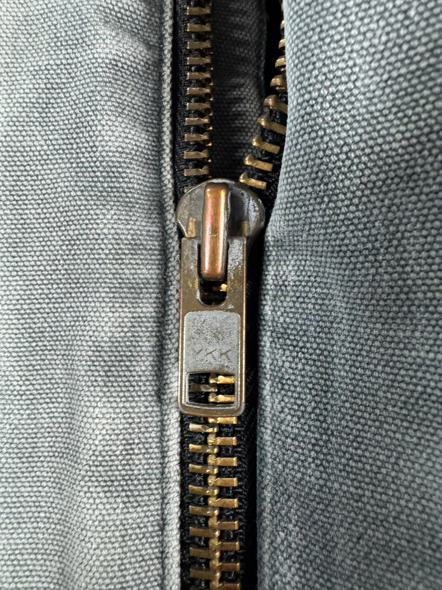 Rare VTG Carhartt Men's Quilted Lined Canvas Jacket C26 HTG W/ Hood USA Green XL