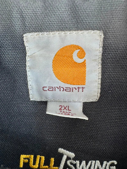 Carhartt 103370 001 Full Swing Armstrong Jacket Black 2XL Tall Workwear