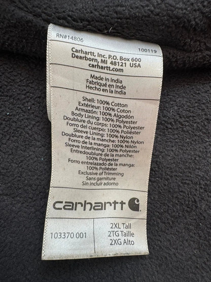 Carhartt 103370 001 Full Swing Armstrong Jacket Black 2XL Tall Workwear