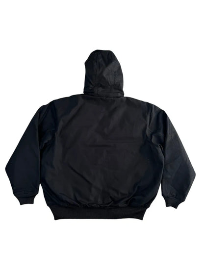 Carhartt J140 Black Duck Active Jacket Quilted Lined Workwear Size XL