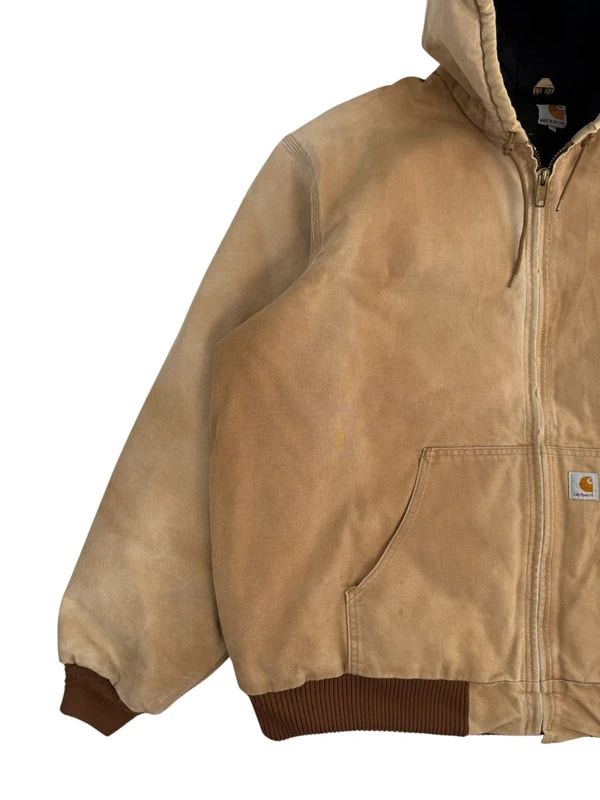 Carhartt J140 Duck Active Jacket 125 Anniversary Edt. Made in USA Brown Workwear Size 3XL Tall