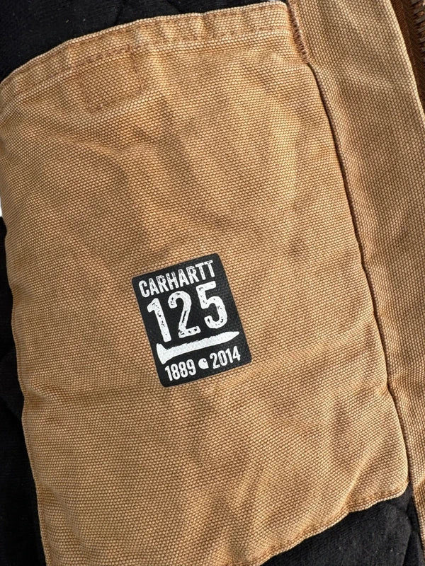 Carhartt J140 Duck Active Jacket 125 Anniversary Edt. Made in USA Brown Workwear Size 3XL Tall