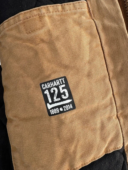 Carhartt J140 Duck Active Jacket 125 Anniversary Edt. Made in USA Brown Workwear Size 3XL Tall