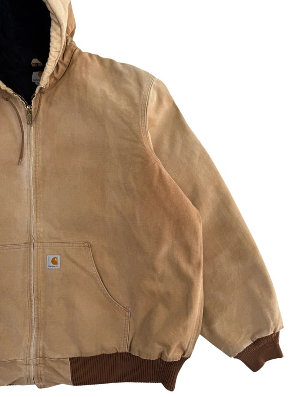 Carhartt J140 Duck Active Jacket 125 Anniversary Edt. Made in USA Brown Workwear Size 3XL Tall