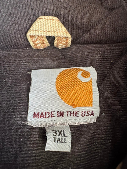 Carhartt J140 Duck Active Jacket 125 Anniversary Edt. Made in USA Brown Workwear Size 3XL Tall
