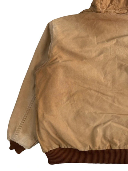 Carhartt J140 Duck Active Jacket 125 Anniversary Edt. Made in USA Brown Workwear Size 3XL Tall