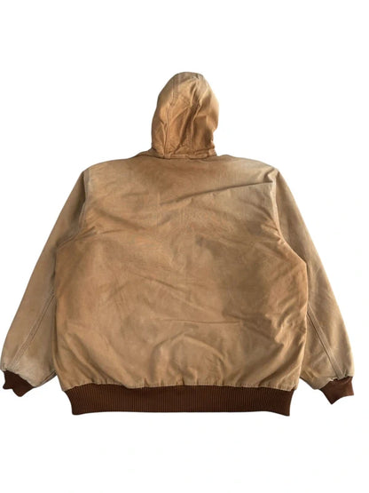 Carhartt J140 Duck Active Jacket 125 Anniversary Edt. Made in USA Brown Workwear Size 3XL Tall
