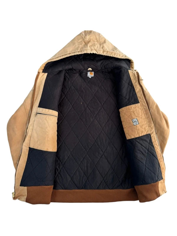Carhartt J140 Duck Active Jacket 125 Anniversary Edt. Made in USA Brown Workwear Size 3XL Tall