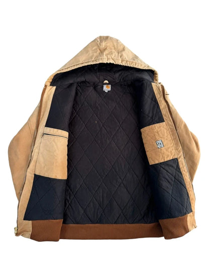 Carhartt J140 Duck Active Jacket 125 Anniversary Edt. Made in USA Brown Workwear Size 3XL Tall