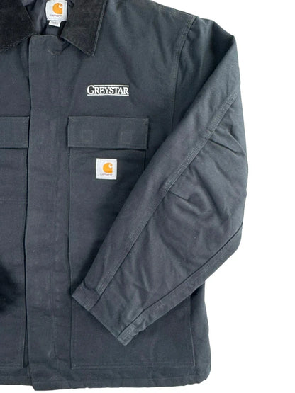 Carhartt C003 BLK Duck Insulated Traditional Coat Field Jacket Size Large