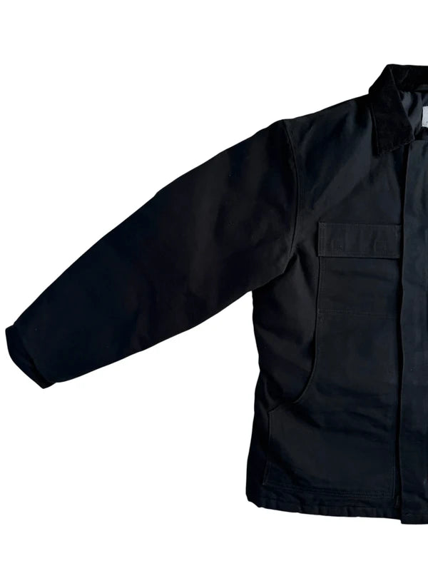 Carhartt C003 BLK Duck Insulated Traditional Coat Field Jacket Size Large