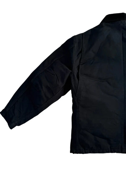 Carhartt C003 BLK Duck Insulated Traditional Coat Field Jacket Size Large