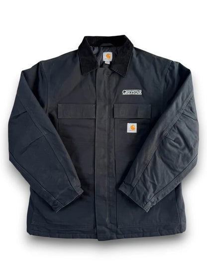 Carhartt C003 BLK Duck Insulated Traditional Coat Field Jacket Size Large