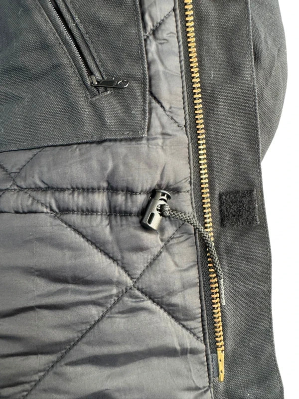 Carhartt C003 BLK Duck Insulated Traditional Coat Field Jacket Size Large
