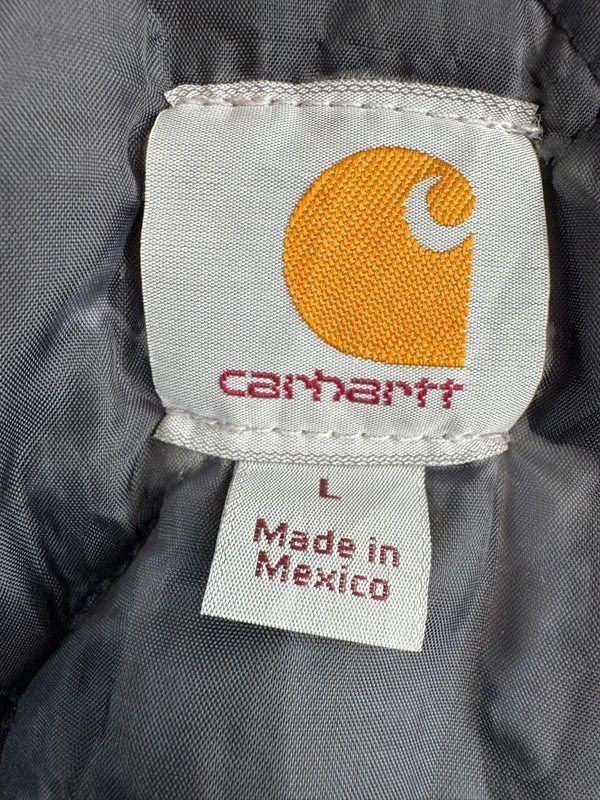 Carhartt C003 BLK Duck Insulated Traditional Coat Field Jacket Size Large