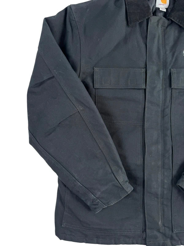 Carhartt C003 BLK Duck Insulated Traditional Coat Field Jacket Size Large