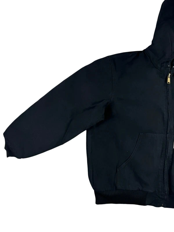 Carhartt J140 BLK Duck Active Jacket Black USA Made Union Tag Size XL