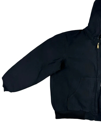 Carhartt J140 BLK Duck Active Jacket Black USA Made Union Tag Size XL