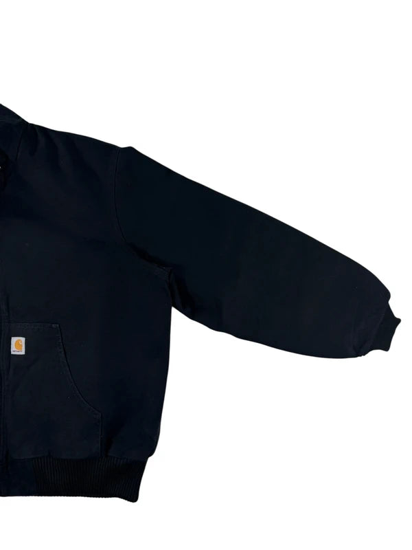 Carhartt J140 BLK Duck Active Jacket Black USA Made Union Tag Size XL