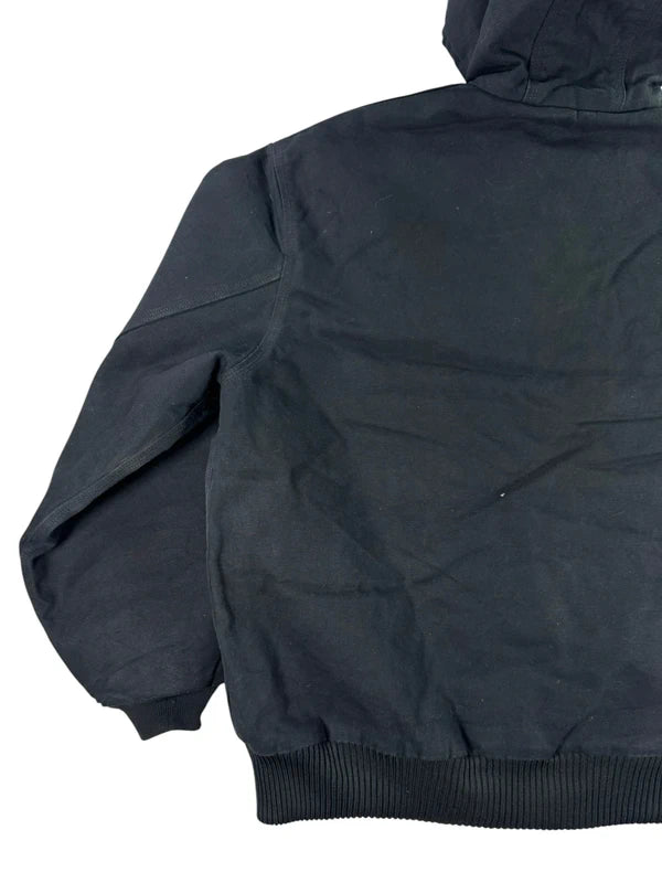 Carhartt J140 BLK Duck Active Jacket Black USA Made Union Tag Size XL