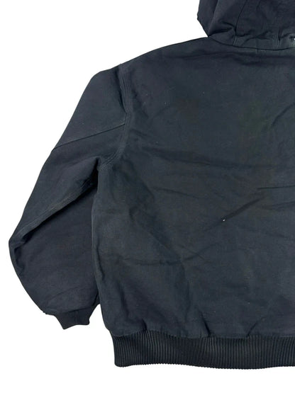 Carhartt J140 BLK Duck Active Jacket Black USA Made Union Tag Size XL