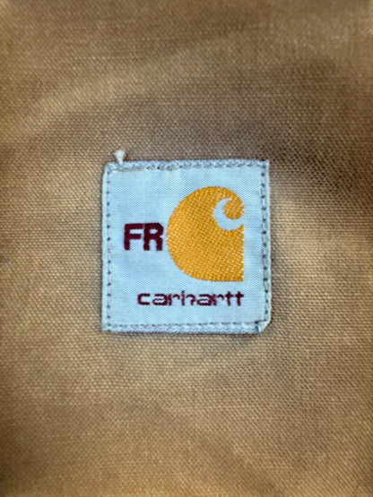 Carhartt FR Full Swing Quick Duck Flame Resistant Work Jacket Men's Large Brown