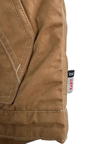 Carhartt FR Full Swing Quick Duck Flame Resistant Work Jacket Men's Large Brown