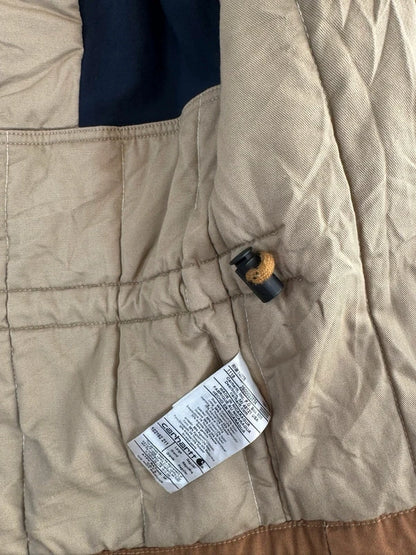Carhartt FR Full Swing Quick Duck Flame Resistant Work Jacket Men's Large Brown