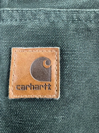 Vintage Carhartt J130 MOS Hooded Active Jacket, Moss Green, Large (CB1021)