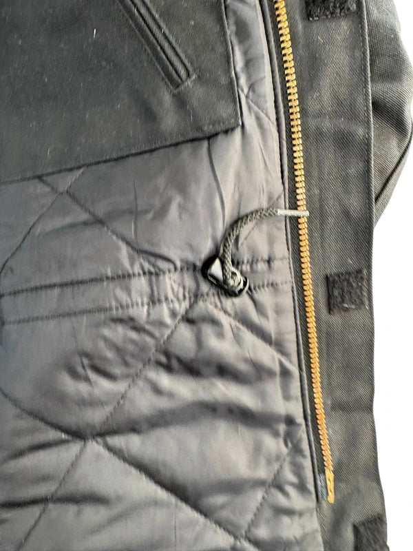 Carhartt C003 Traditional Coat Black Duck Work Jacket Blanket Lined (L Tall)