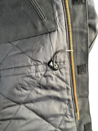 Carhartt C003 Traditional Coat Black Duck Work Jacket Blanket Lined (L Tall)