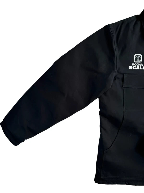 Carhartt C003 Traditional Coat Black Duck Work Jacket Blanket Lined (L Tall)