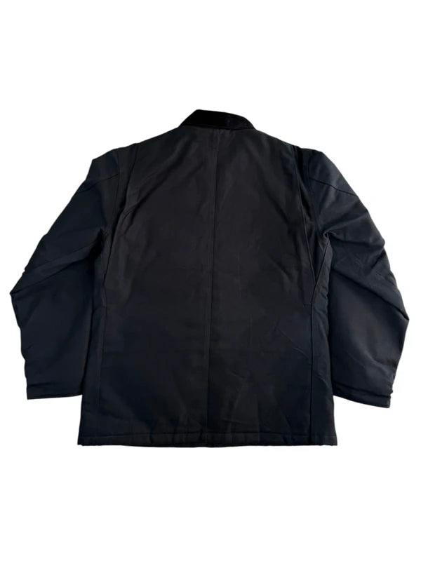 Carhartt C003 Traditional Coat Black Duck Work Jacket Blanket Lined (L Tall)