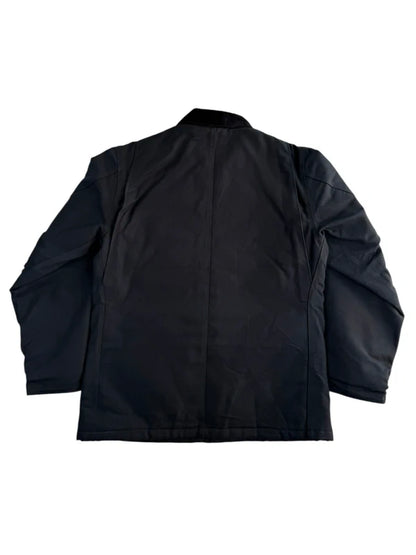 Carhartt C003 Traditional Coat Black Duck Work Jacket Blanket Lined (L Tall)