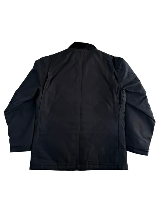 Carhartt C003 Traditional Coat Black Duck Work Jacket Blanket Lined (L Tall)