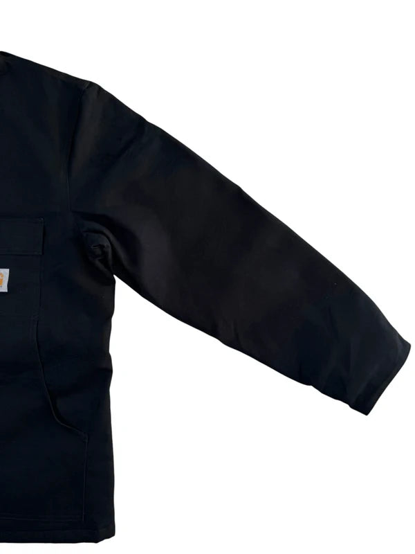 Carhartt C003 Traditional Coat Black Duck Work Jacket Blanket Lined (L Tall)