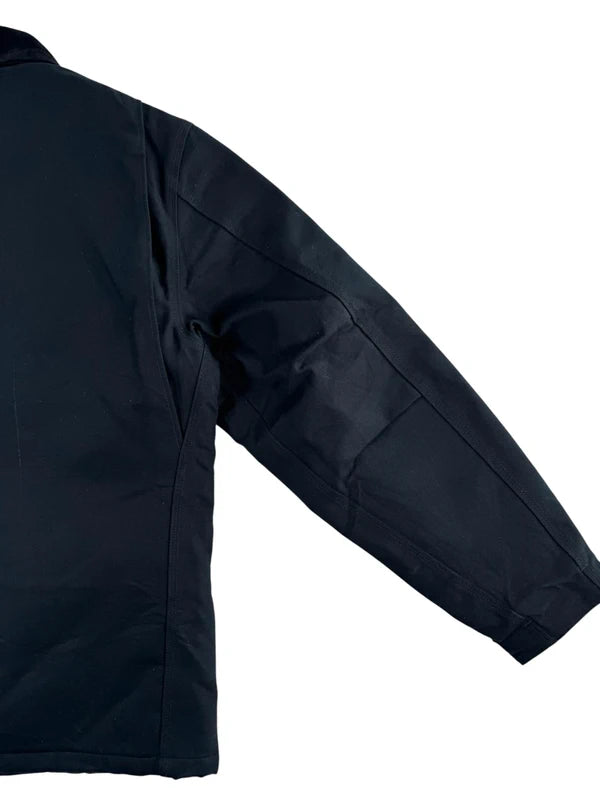 Carhartt C003 Traditional Coat Black Duck Work Jacket Blanket Lined (L Tall)